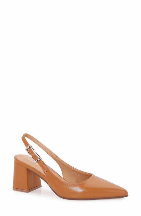 BERNESS Pointed Toe Slingback Pump