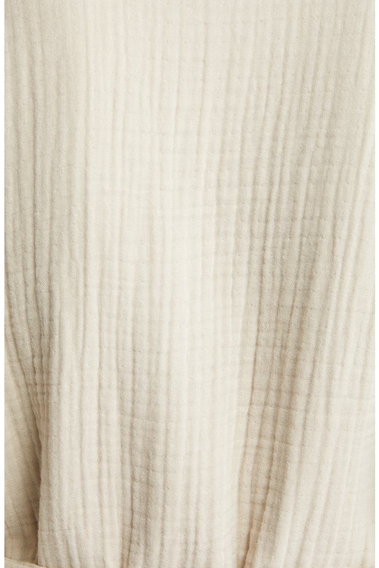Gender Inclusive Cloud Cotton Robe, Alternate, color, BONE