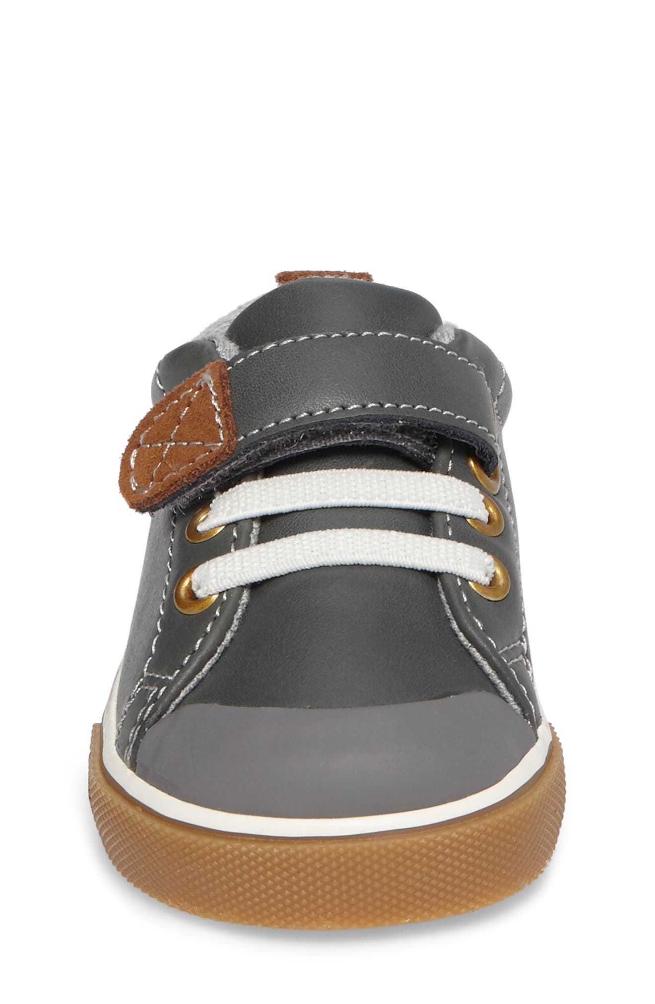 Stevie II Sneaker, Alternate, color, GRAY LEATHER