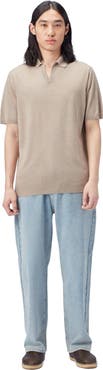GOBI Mongolian Cashmere Silk Cashmere Polo Shirt
