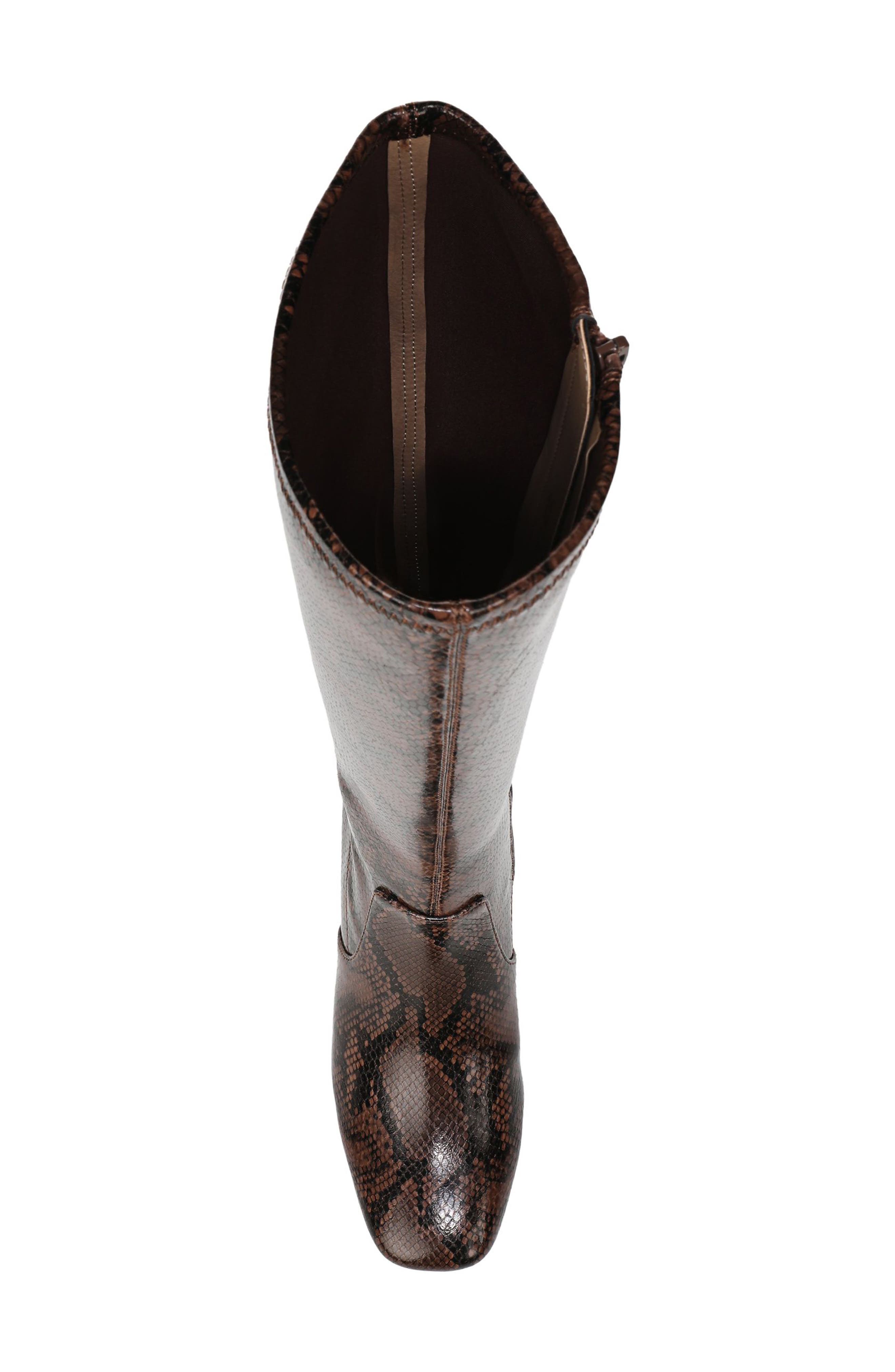 Cohen Knee High Boot, Alternate, color, DARK BROWN MULTI
