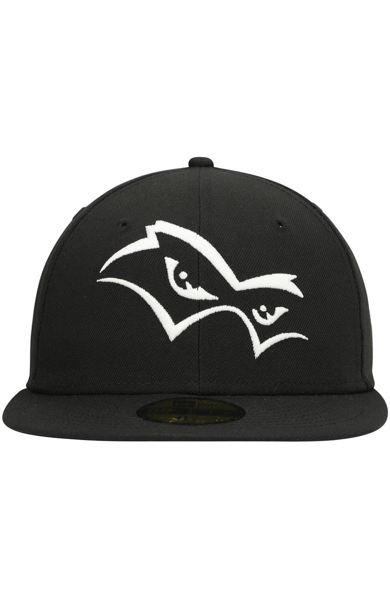 New Era Men's New Era Black Quad Cities River Bandits Authentic Collection Team Alternate 59FIFTY Fitted Hat, Alternate, color,