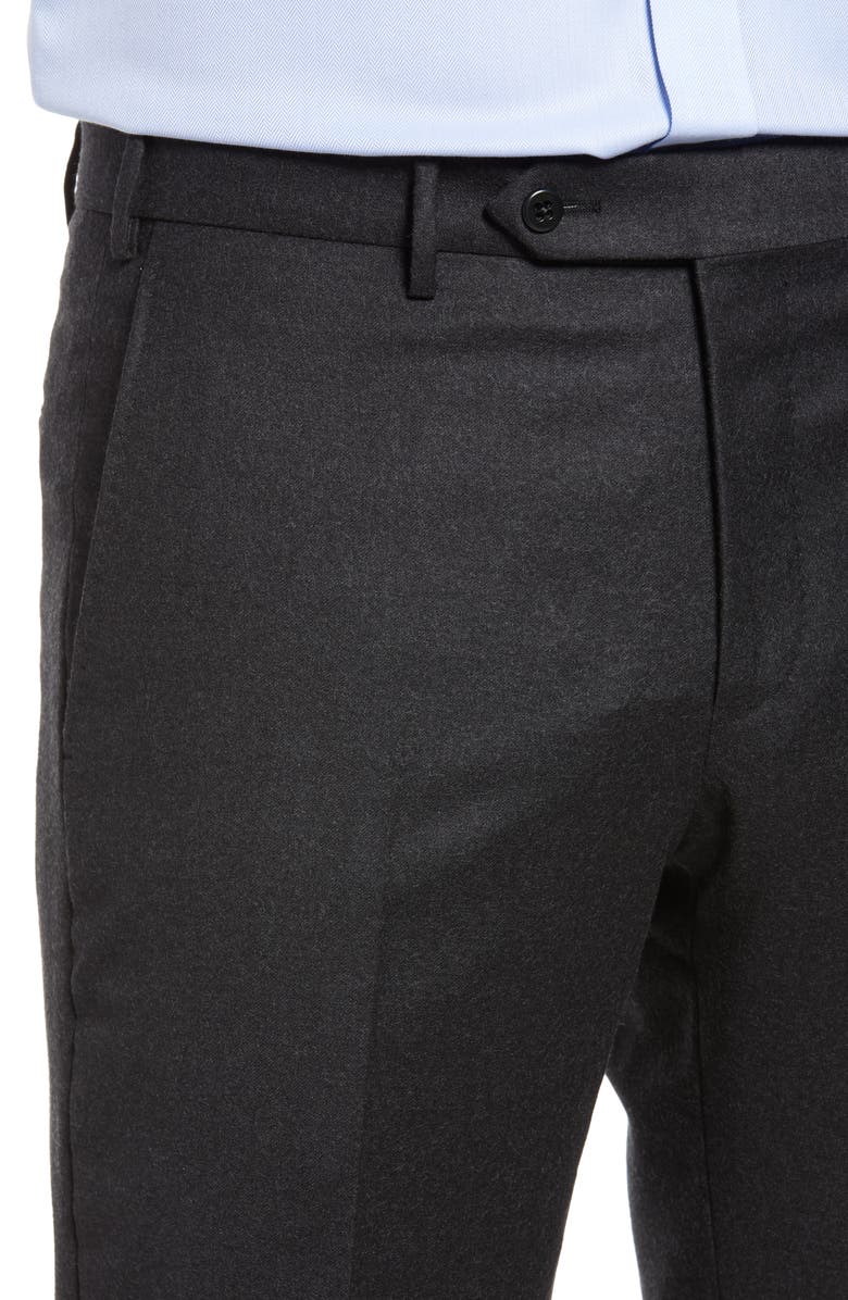 Zanella Parker Flannel Trousers, Alternate, color, 