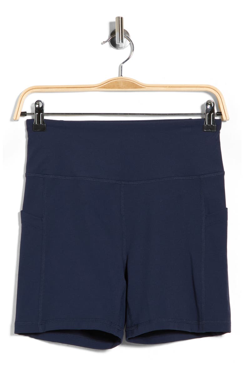 Perform Pocket Bike Shorts, Alternate, color, NAVY SAPPHIRE