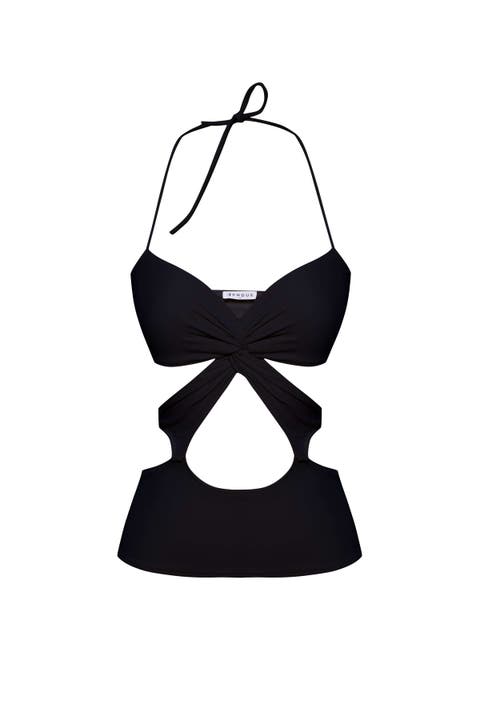 Neo Denim Jersey Crop Top