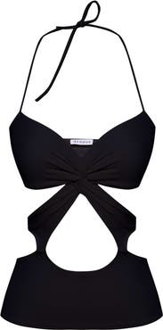 Jendue US Neo Denim Jersey Crop Top