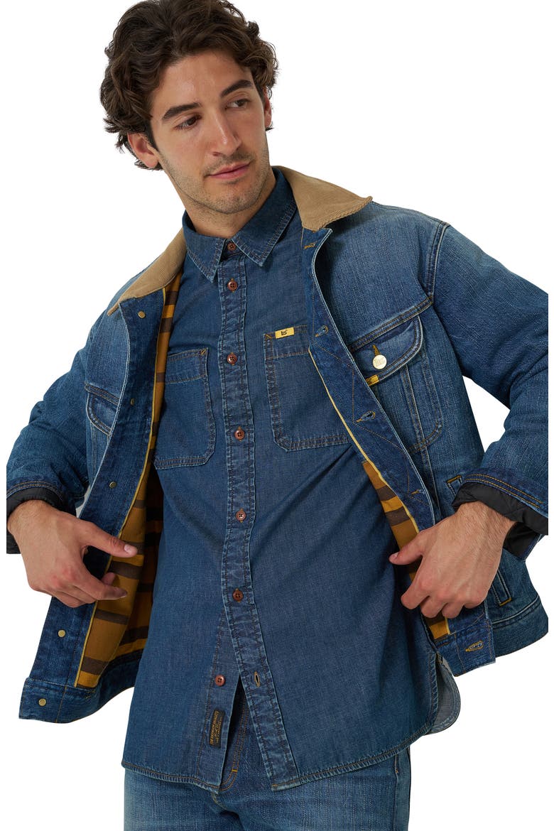 Gold Label Storm Rider Denim Jacket, Alternate, color, GOLDEN HOUR