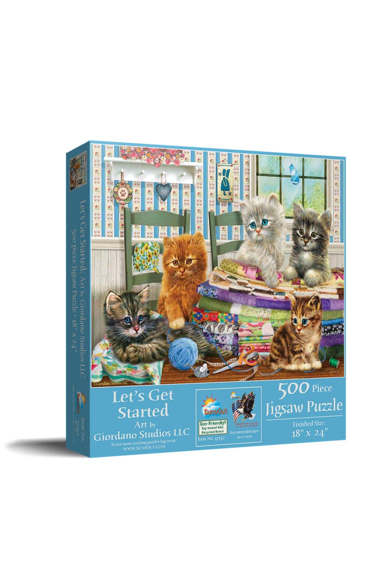 Let's Get Started 500 piece Jigsaw Puzzle for Adults, Main, color, Multicolor