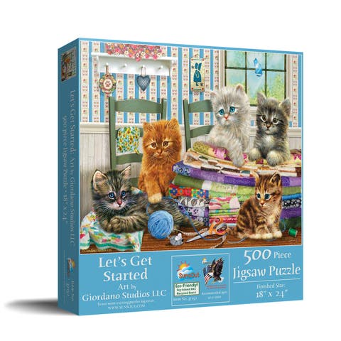 Let's Get Started 500 piece Jigsaw Puzzle for Adults