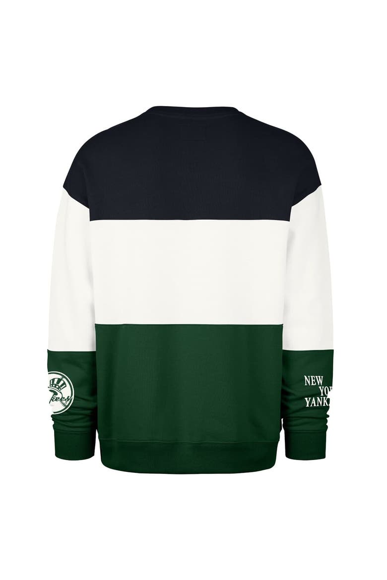 Men's '47  Green New York Yankees Tee Up Maximalist Fleece Sweatshirt, Alternate, color, Green