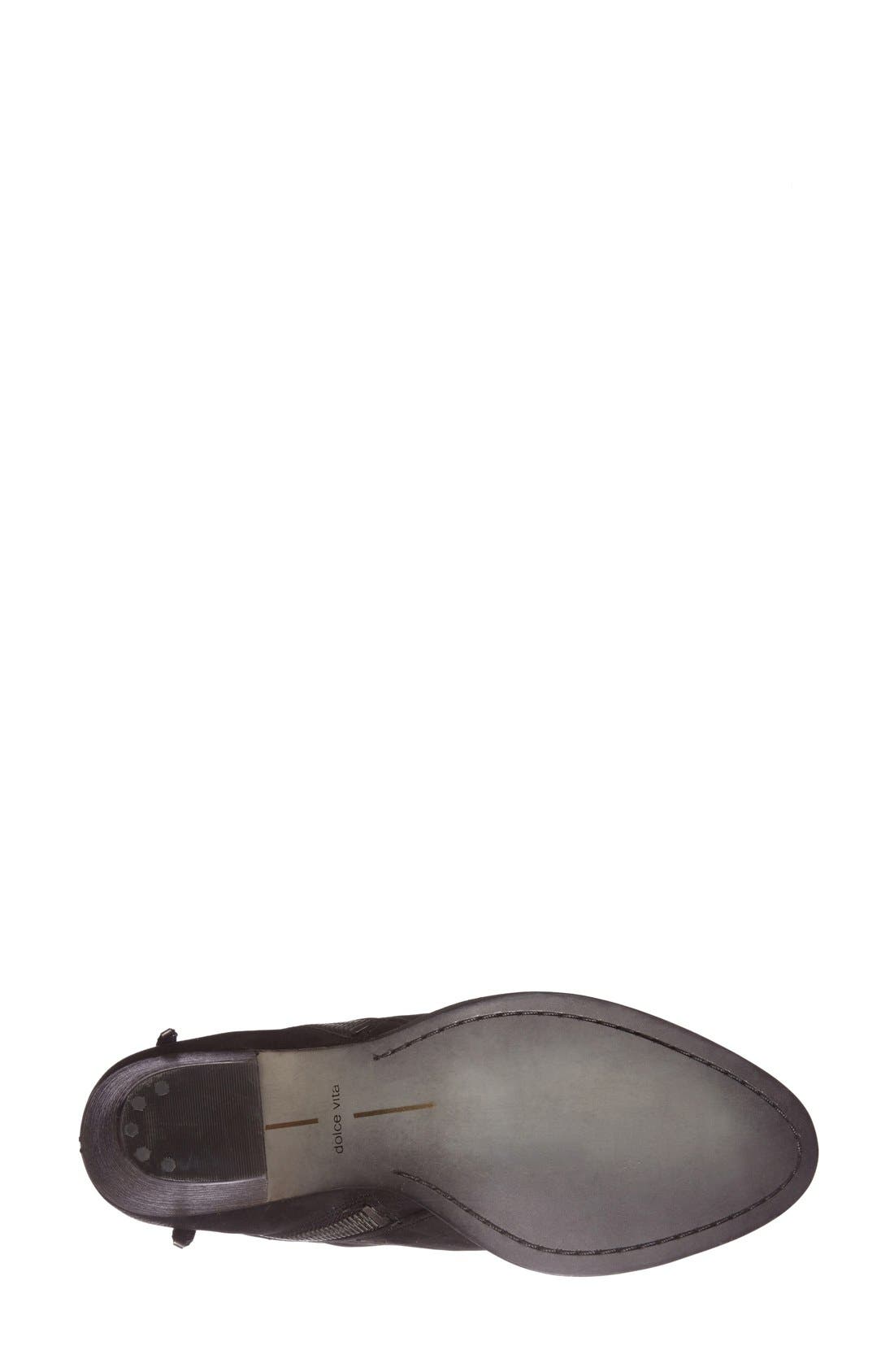 'Jaeger' Bootie, Alternate, color, BLACK NUBUCK