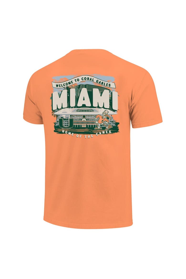 Youth  Orange Miami Hurricanes Local Campus Scene T-Shirt, Alternate, color, Orange