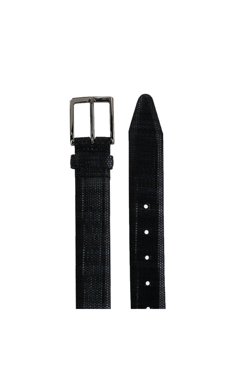 CrookhornDavis Men's The Ascot 35mm Italian Calfskin Leather Belt, Alternate, color, Black