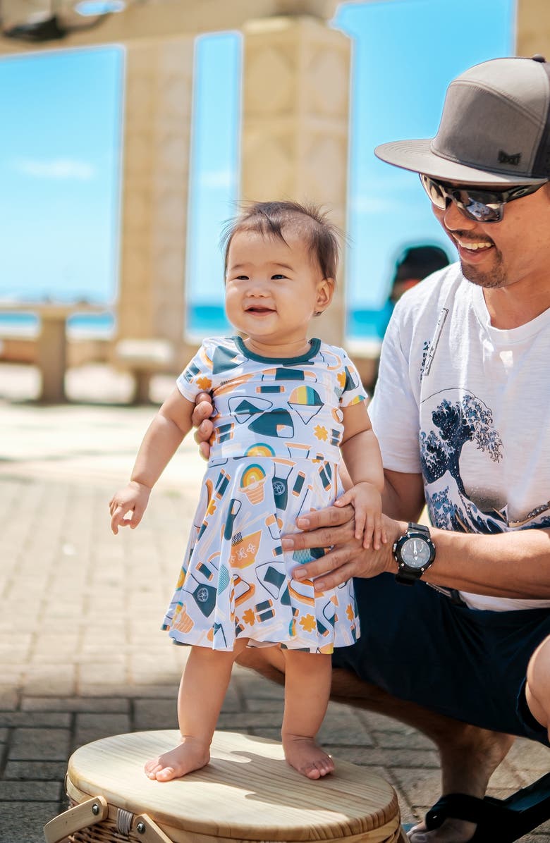 Coco Moon Food T-Shirt Dress & Bloomers, Alternate, color,