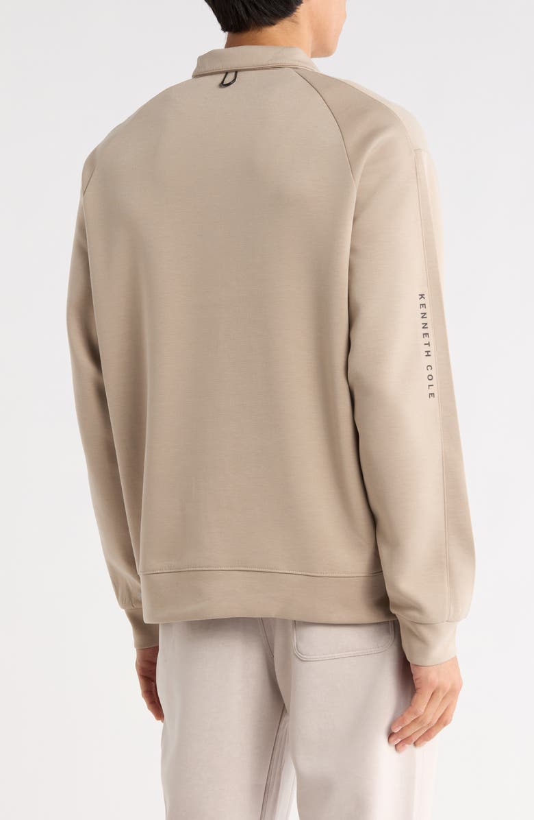Kenneth Cole Active Half Zip Pullover, Alternate, color, Pecan