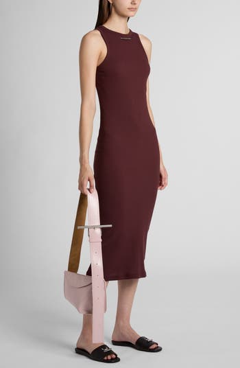 Rib Body-Con Midi Dress