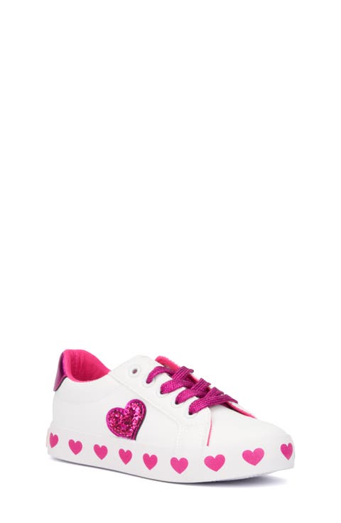 Kids' Metallic Heart Sneaker (Toddler, Little Kid & Big Kid)