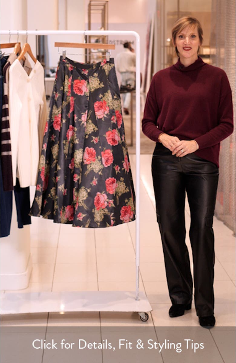 Hilda Floral Godet Skirt, sales video thumbnail