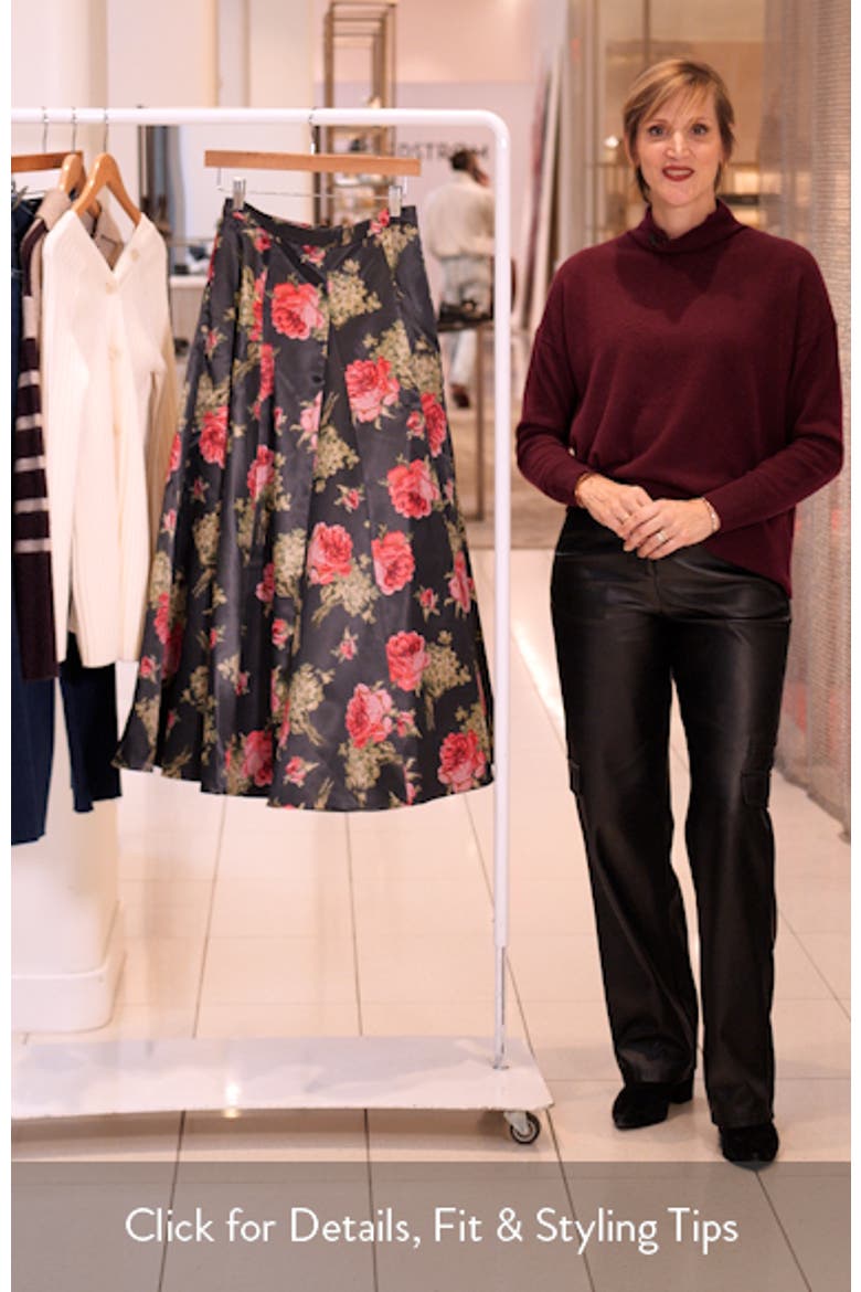 Hilda Floral Godet Skirt video