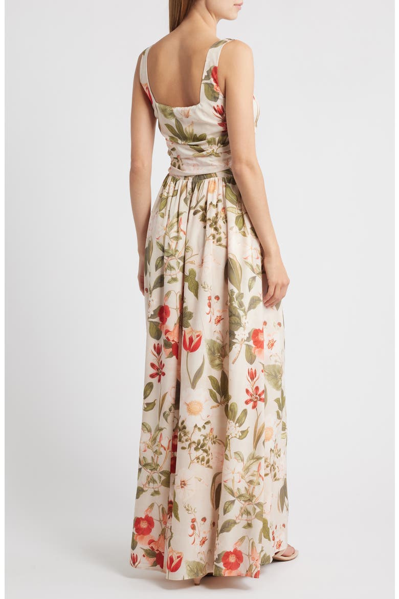 Cameron Floral Maxi Cocktail Dress, Alternate, color, MULTI FLORAL