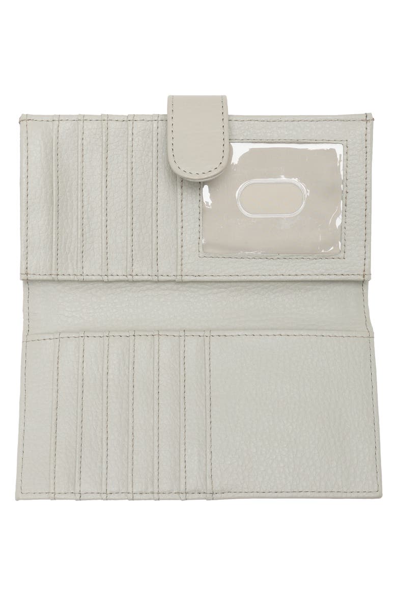 MUNDI Slim Leather Clutch Continental Wallet, Alternate, color, TIBETIAN STONE