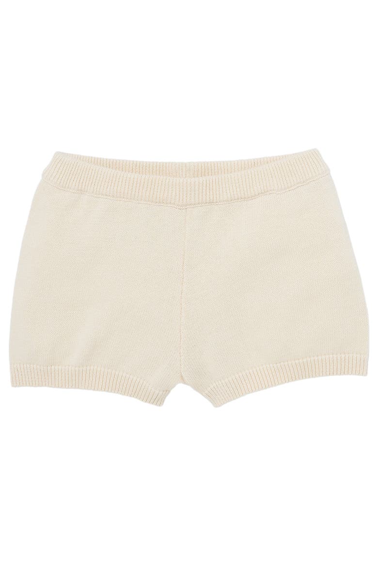 Sweater Knit Top and Shorts Set, Alternate, color, Beige