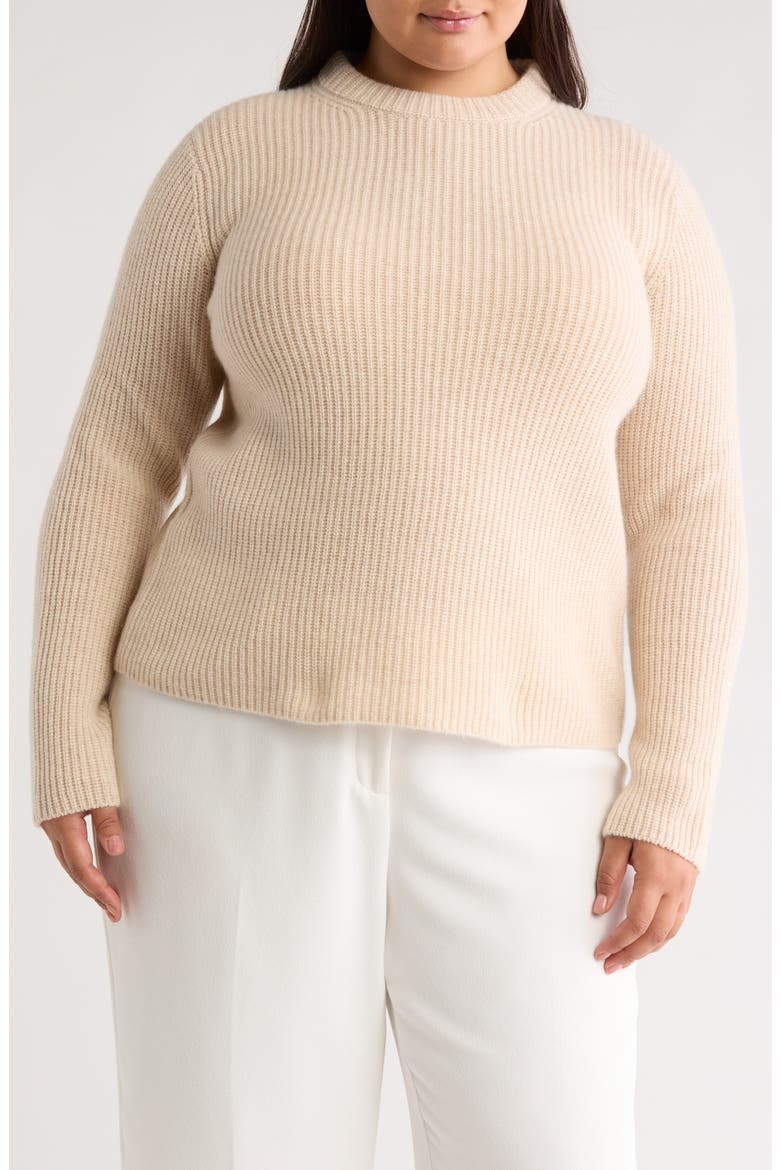 Shaker Stitch Cashmere Sweater, Main, color, PAMPAS