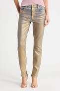 Simkhai Rae High Waist Ankle Skinny Jeans