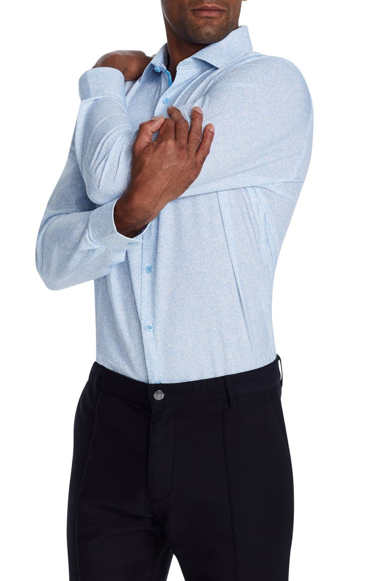 W.R.K Trim Fit Performance Dress Shirt, Alternate, color, 