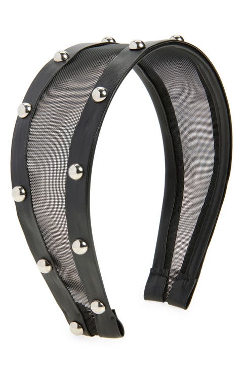 Studded Mesh Headband
