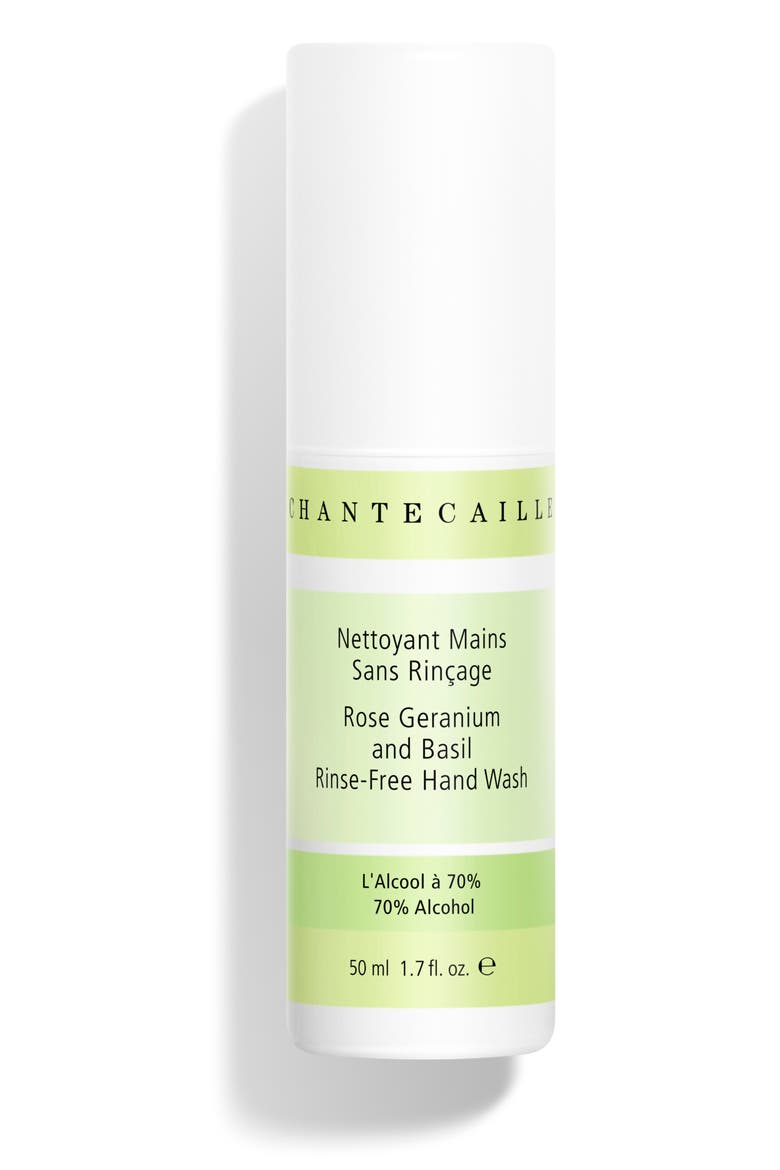 Rose Geranium and Basil Hand Sanitizer, Main, color, NO COLOR