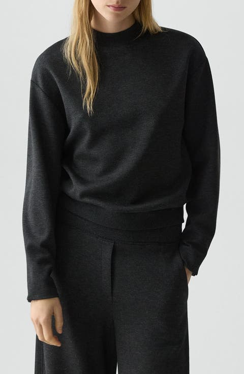 Mock Neck Sweatshirt