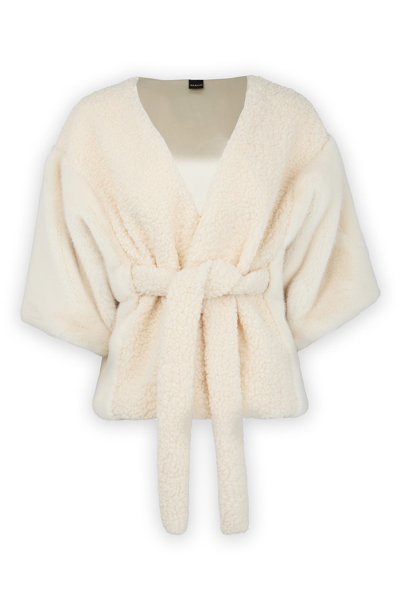 SAACHI Faux Shearling Topper