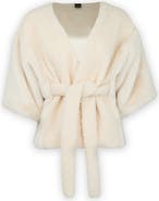 SAACHI Faux Shearling Topper