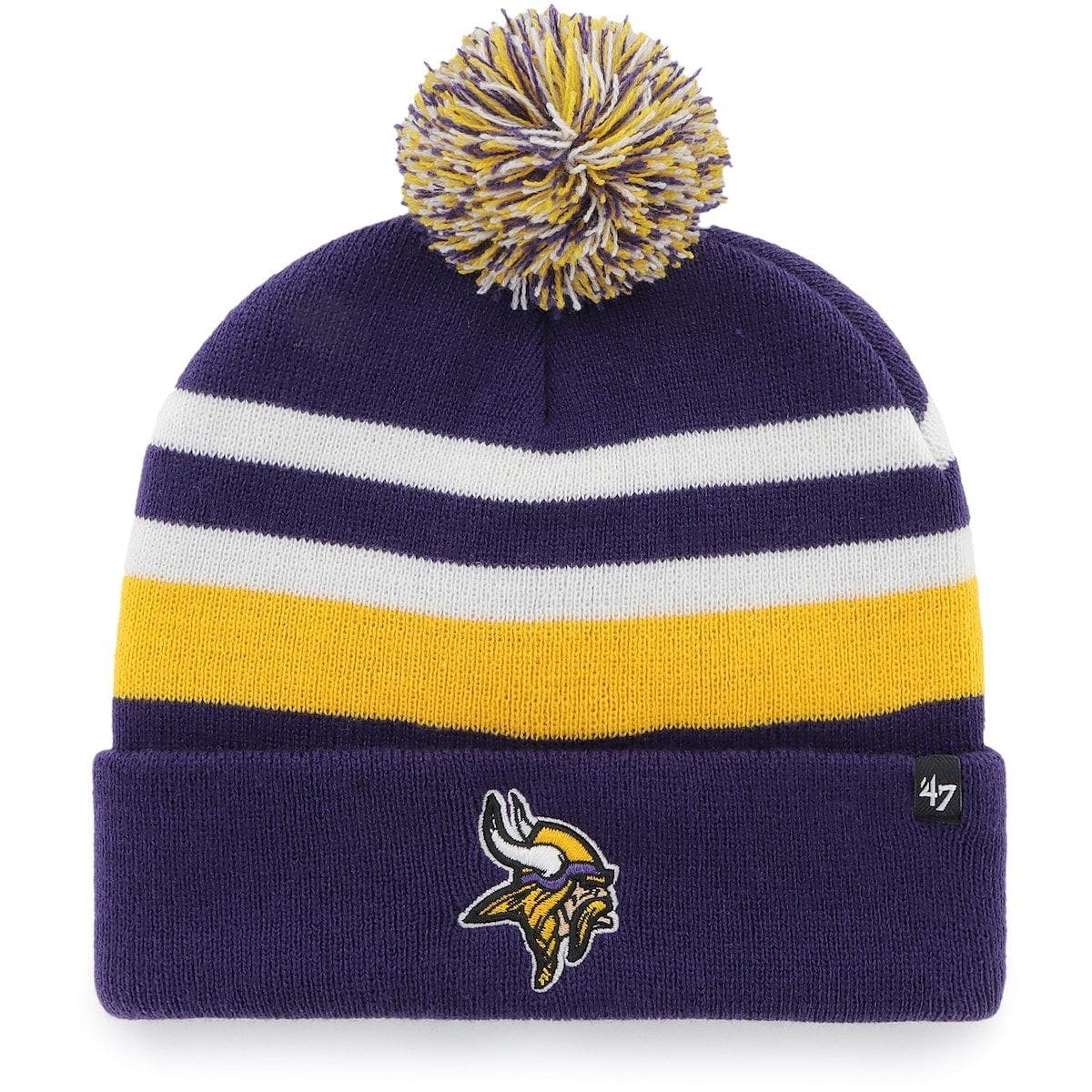 '47 Men's '47 Purple Minnesota Vikings State Line Cuffed Knit Hat with ...