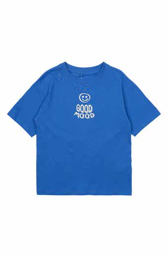THE NEW Kids' Norwood Oversize Good Mood Organic Cotton Graphic T-Shirt
