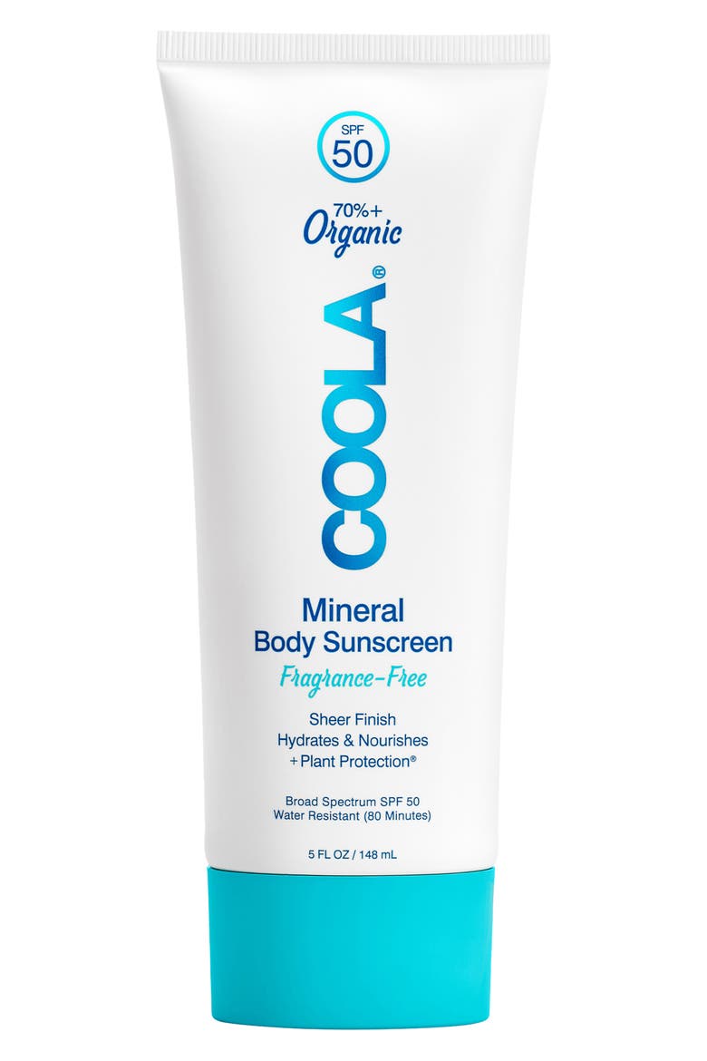 Suncare Mineral Body Organic Sunscreen Lotion SPF 30, Main, color, NO COLOR