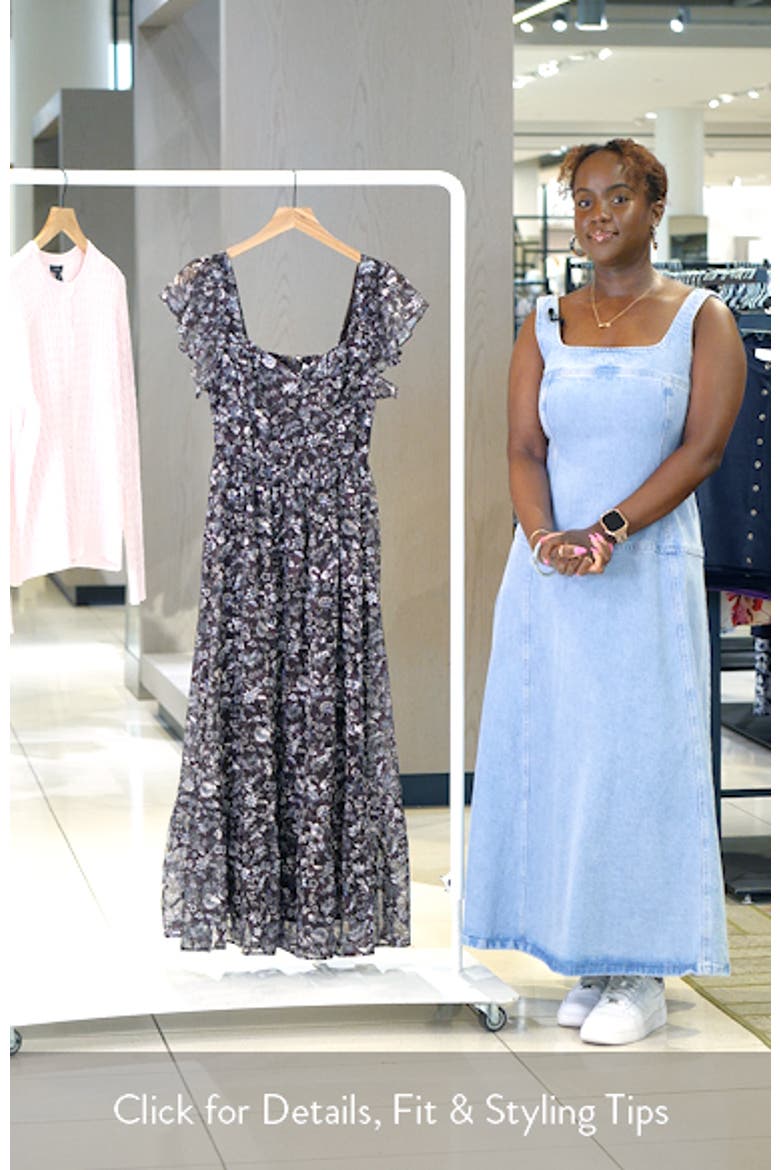 Myles Floral Chiffon Maxi Dress video