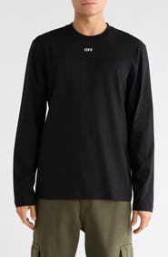 Off-White Brick Skate Long Sleeve Graphic T-Shirt