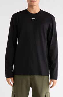 Off-White Brick Skate Long Sleeve Graphic T-Shirt