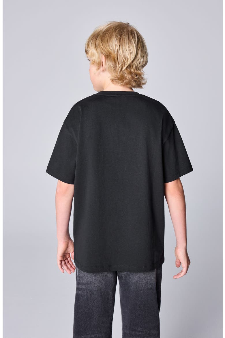 Kids' Underground Contrast Patch Graphic Tee, Alternate, color, BLACK