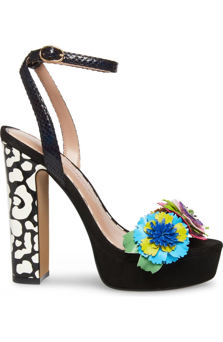 Betsey Johnson Milana Platform Ankle Strap Sandal, Alternate, color,