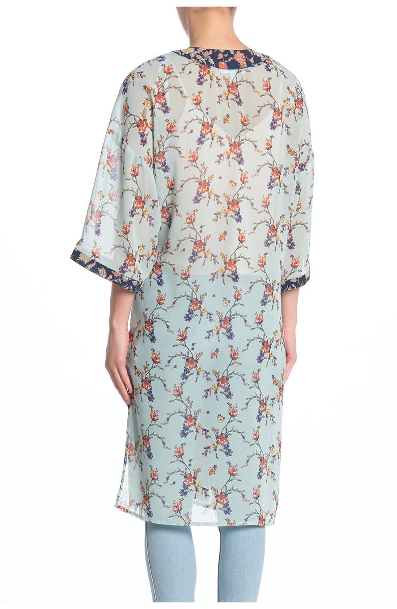 DR2 by Daniel Rainn 3/4 Length Sleeve Kimono, Alternate, color,