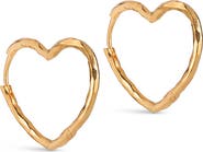 ENAMEL Copenhagen Organic Heart Medium Hoops