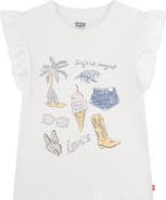 Levi's Kids' Coastal Flutter Sleeve Graphic T-Shirt