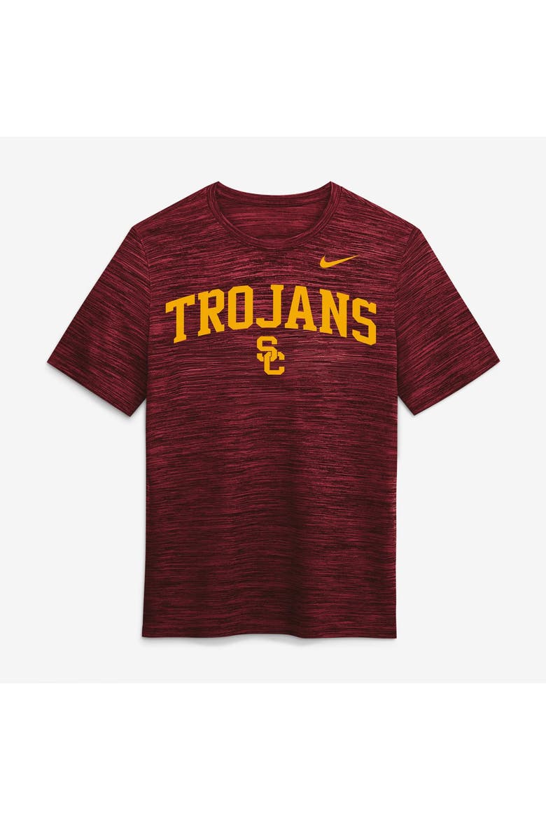Men's Nike  Cardinal USC Trojans Primetime Arch Logo Velocity Dri-FIT T-Shirt, Main, color, Cardinal