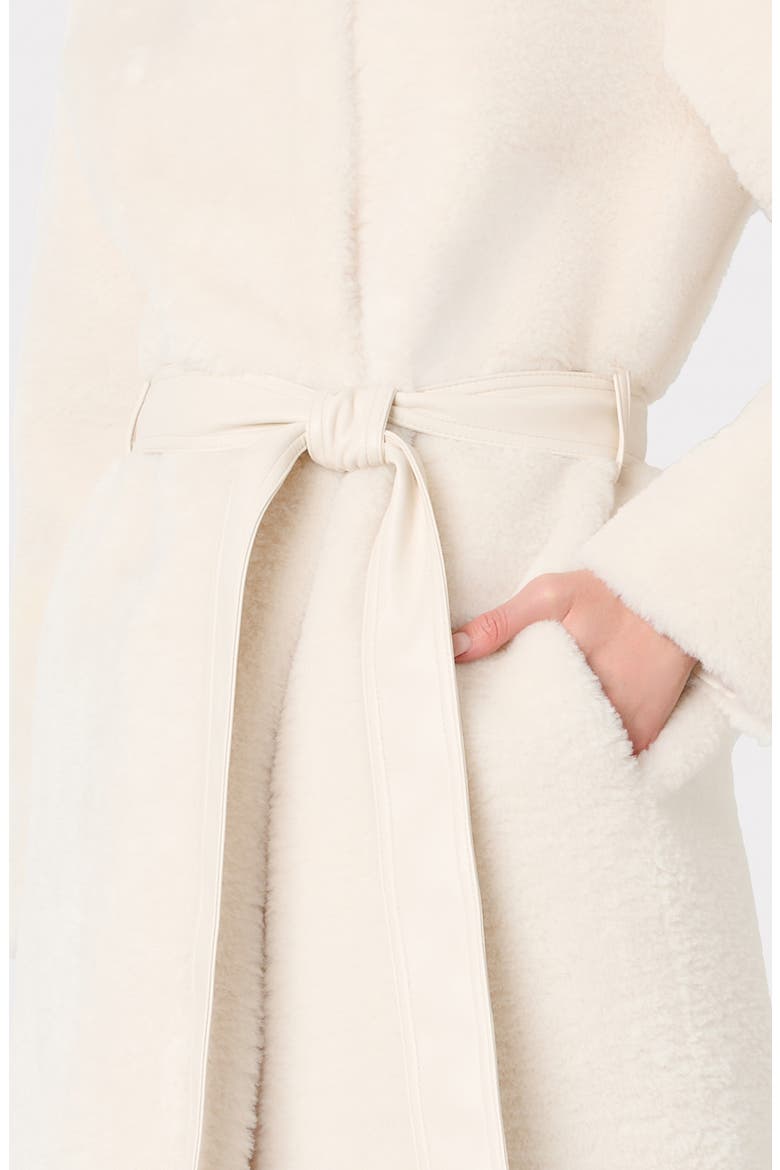 Galia Faux Fur Coat, Alternate, color, IVORY