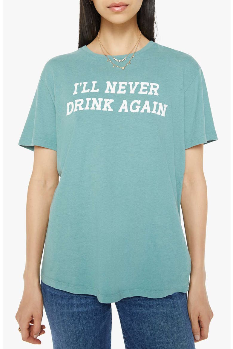 The Rowdy Cotton Graphic T-Shirt, Main, color, ILL NEVER DRINK
