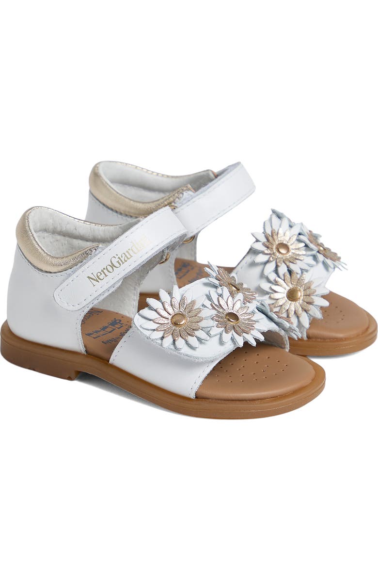 NeroGiardini Daisy Sandal, Main, color, White