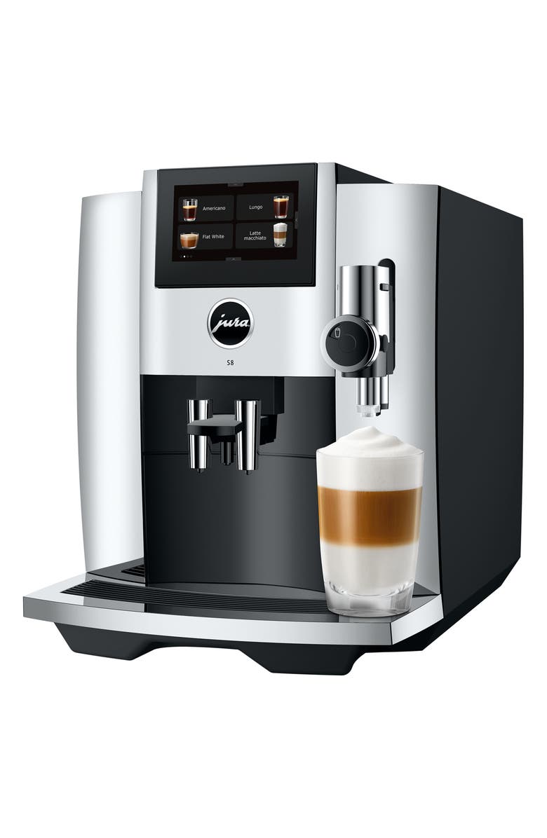 JURA S8 Chrome Automatic Espresso Machine, Alternate, color, Chrome